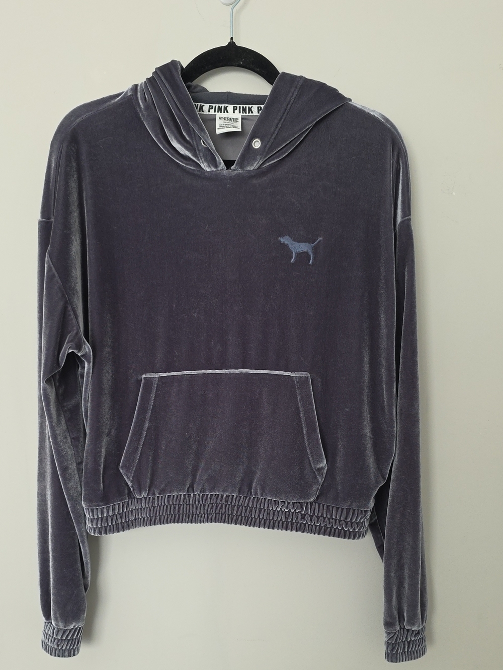 PINK Victoria’s Secret Velvet Pullover Hoodie